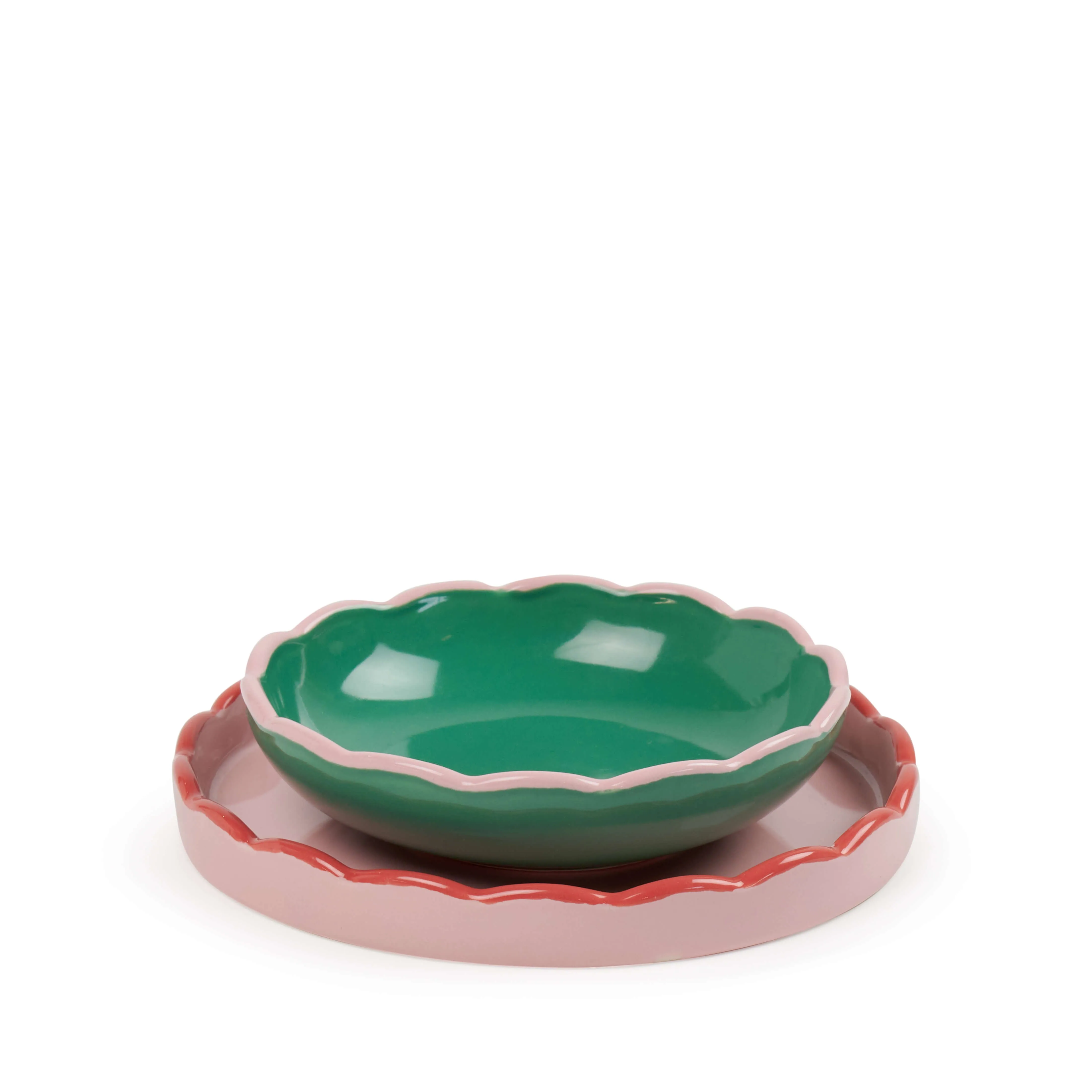 Cleo Trinket Dish - 2 Piece - Pink