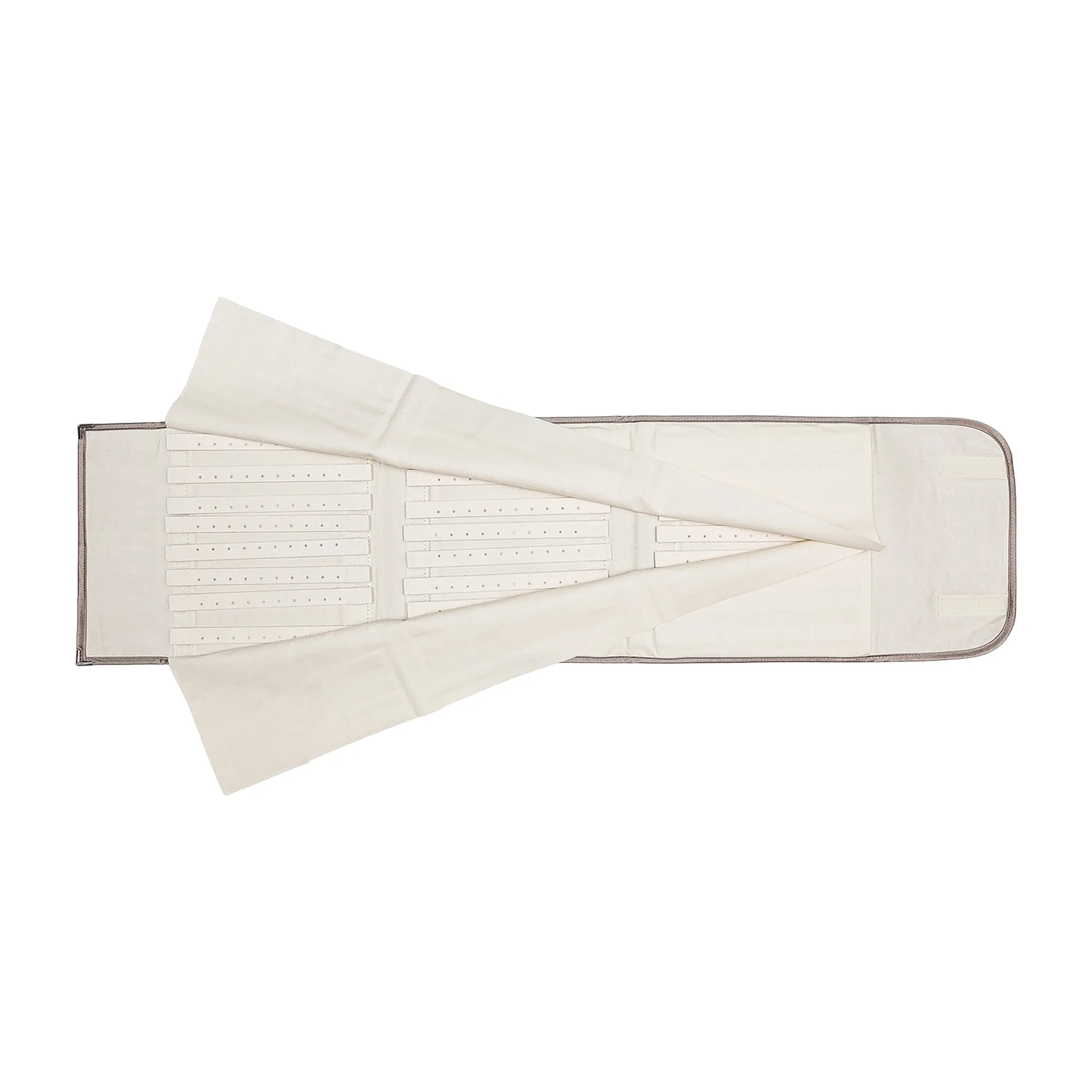 Earring Storage Roll 120 Pairs Removable Strips. Brown