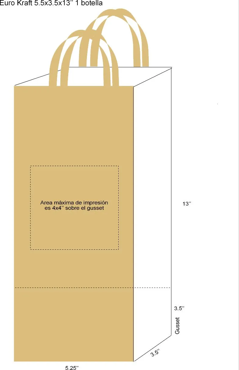 Euro Shopping Bags (Custom Printed)