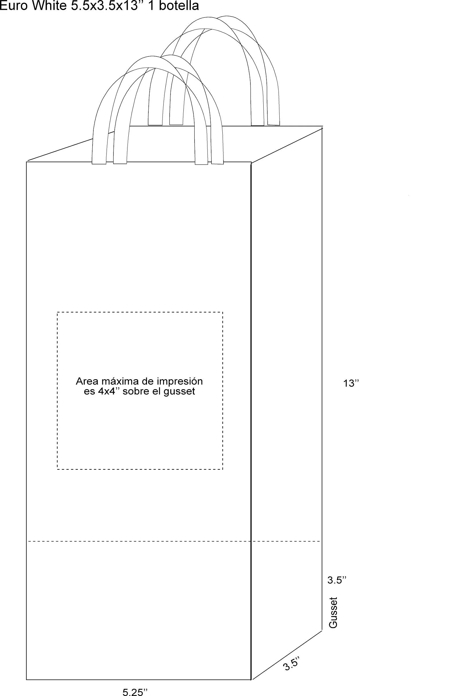 Euro Shopping Bags (Custom Printed)