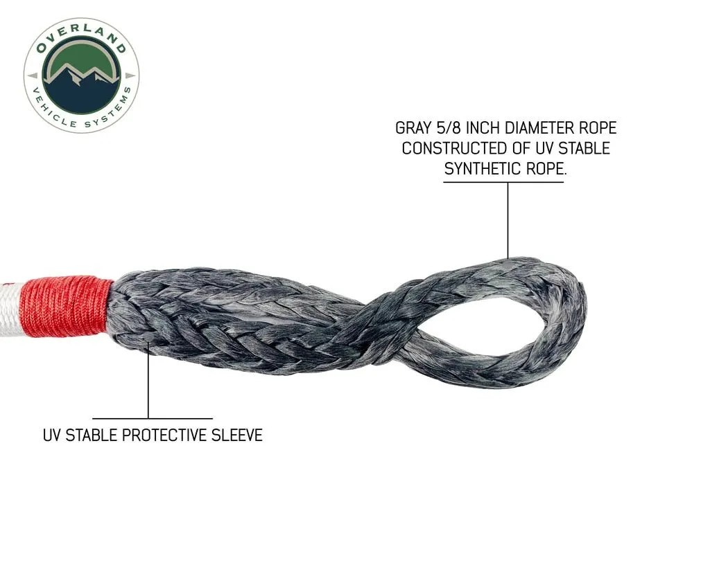 Overland Vehicle Systems 19-4716 Rope Shackle - 7/16 in. Thickness, Sold as Kit