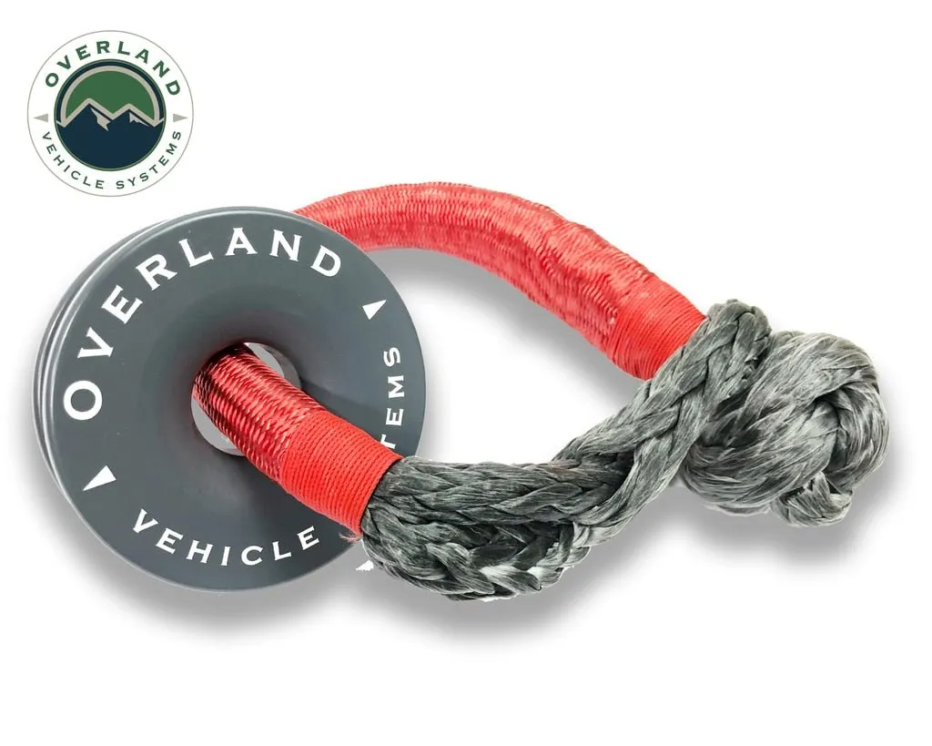 Overland Vehicle Systems 19-4716 Rope Shackle - 7/16 in. Thickness, Sold as Kit