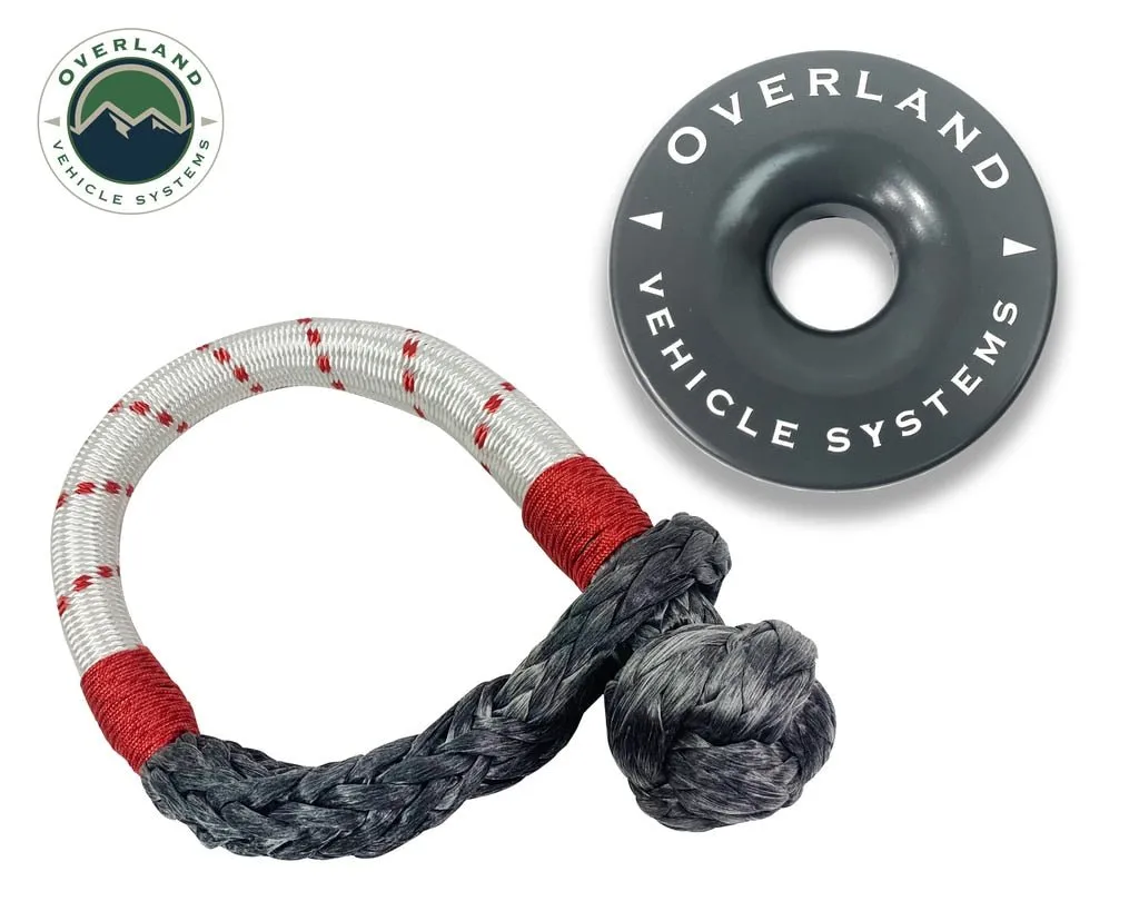 Overland Vehicle Systems 19-4716 Rope Shackle - 7/16 in. Thickness, Sold as Kit