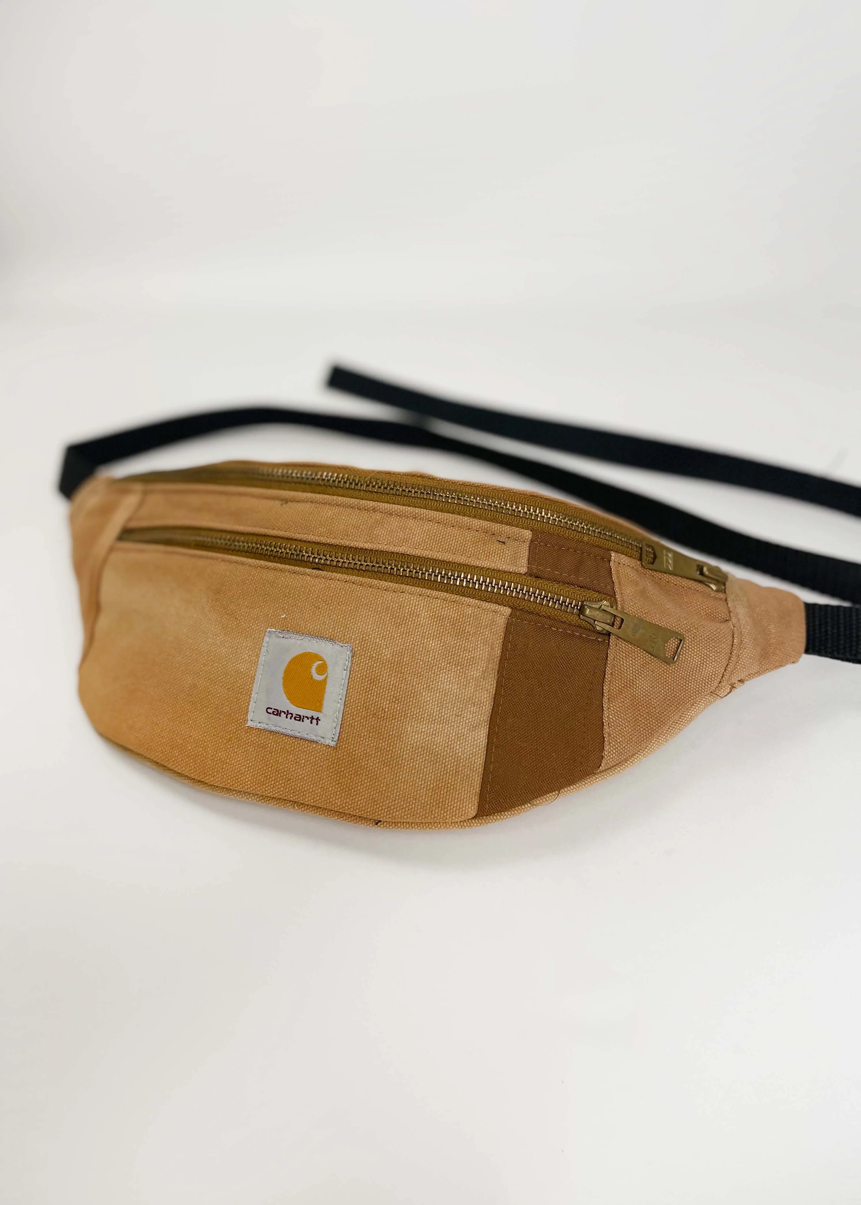 Tan Reworked Carhartt Sling Bag